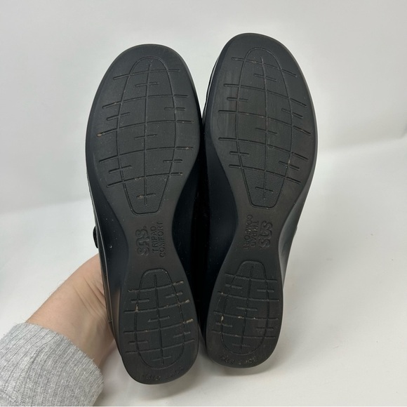 SAS Roamer Black Leather Walking Shoe Loafers Size 8** Tripad Comfort Active - Picture 8 of 12
